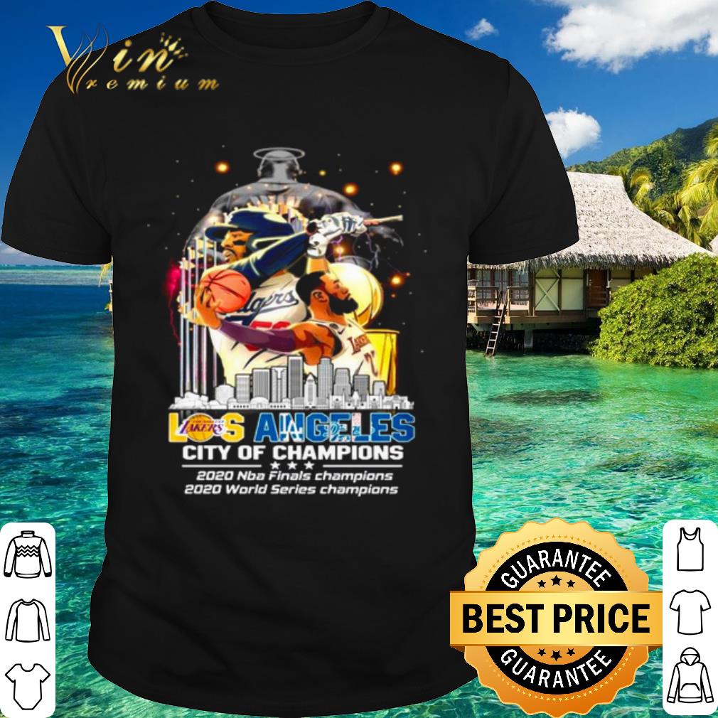 Original Los Angeles Lakers And Los Angeles Dodgers City Of Champions Nba Finals shirt 6