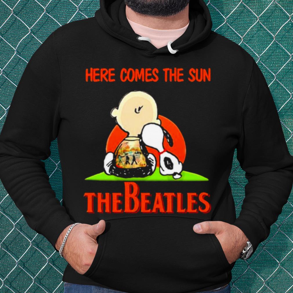 Cool Here Comes The Sun The Beatles Snoopy and Charlie shirt