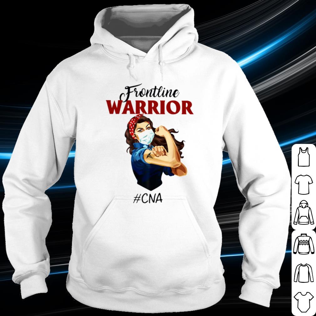 Frontline Warrior #CNA Strong Girl Face Mask shirt 10 Frontline Warrior #CNA Strong Girl Face Mask shirt