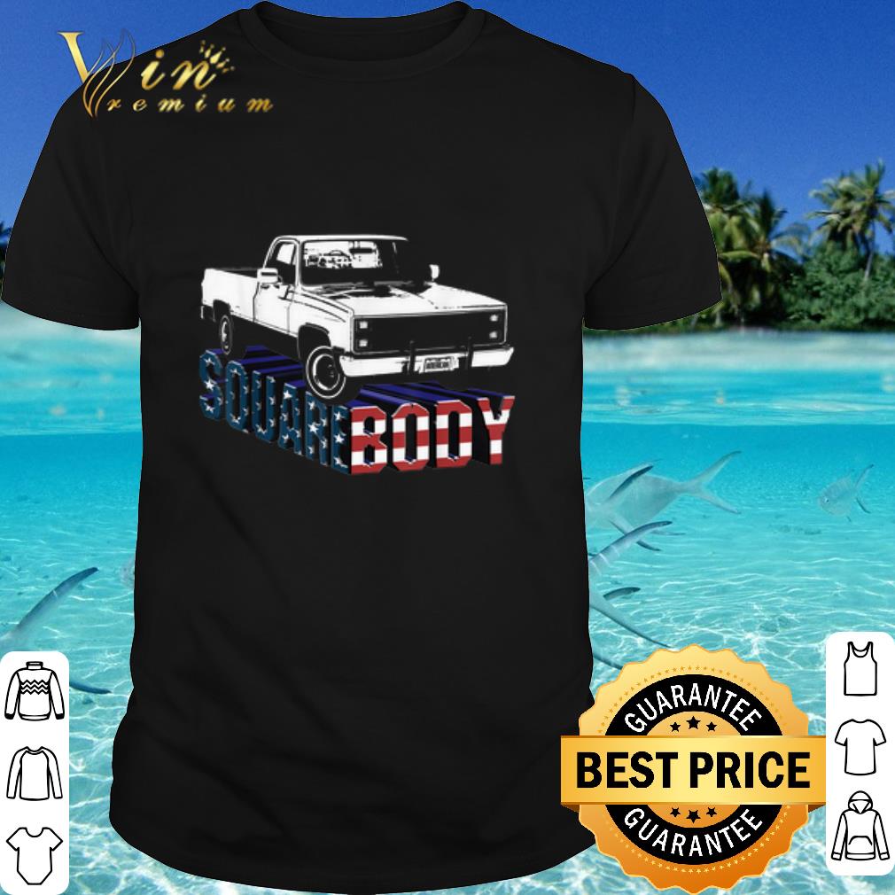 Cool American Flag Square Body shirt 6