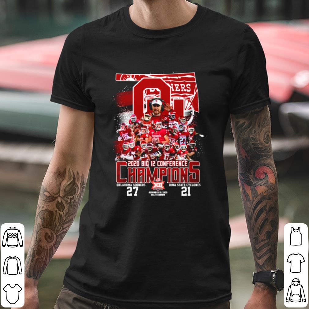 Pretty Oklahoma Sooners 2020 Big 12 Conference Champions shirt 10 Pretty Oklahoma Sooners 2020 Big 12 Conference Champions shirt