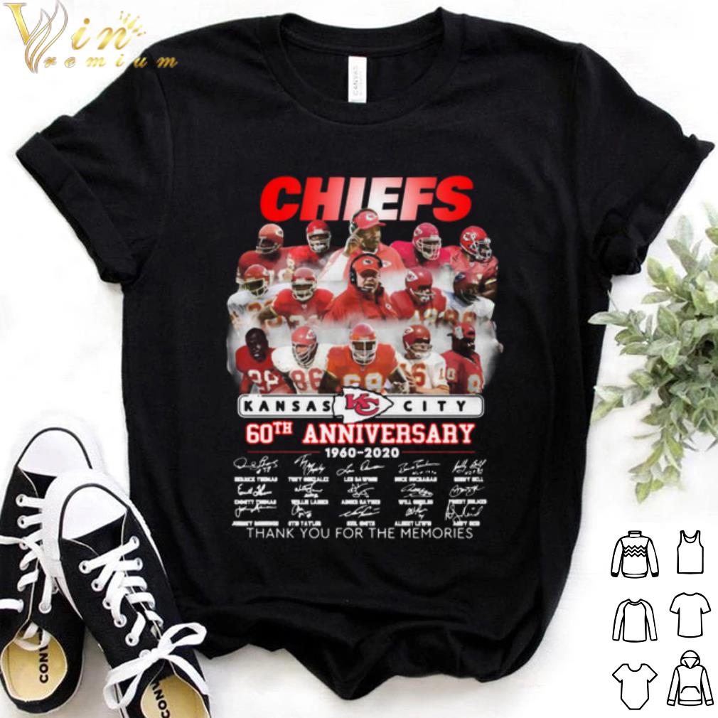 Original Kansas City Chiefs 60th Anniversary Thank The Memories Signatures shirt 6