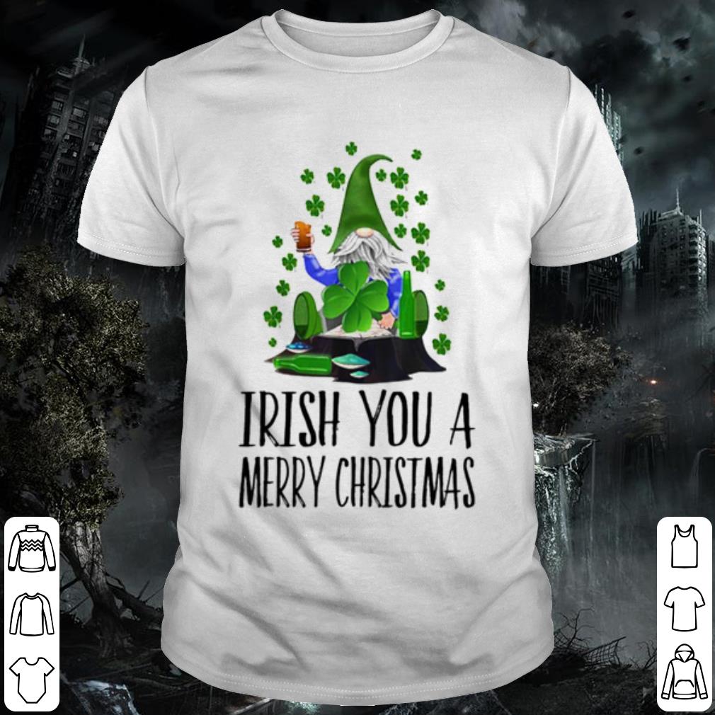 Top Gnome Irish You A Merry Christmas shirt 7