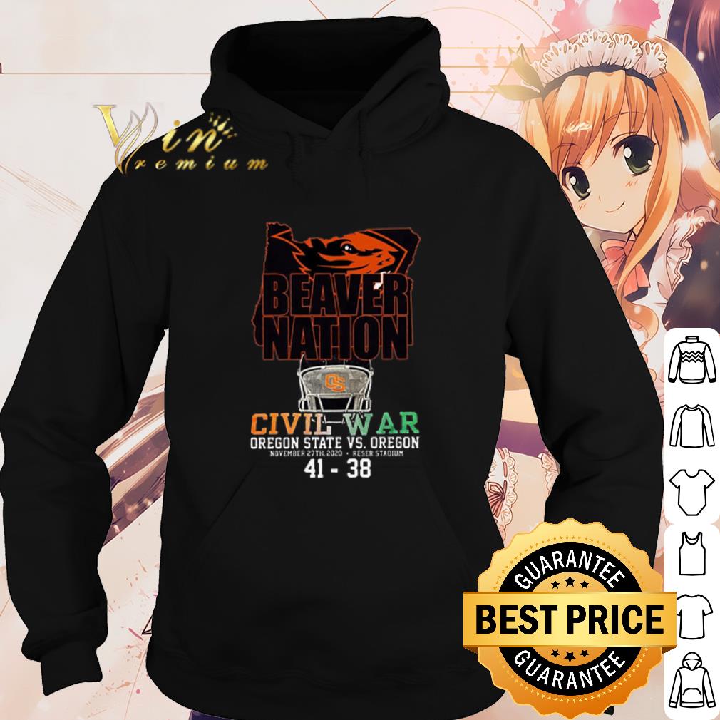 Top Beaver Nation Civil War Oregon State Vs Oregon shirt