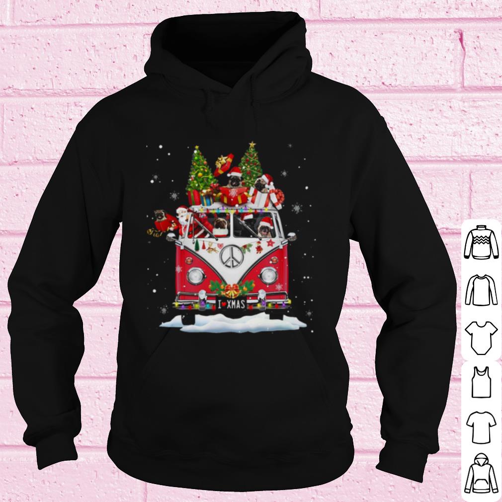 Pretty Hippie Dog And Santa I Love Merry Christmas shirt 10 Pretty Hippie Dog And Santa I Love Merry Christmas shirt