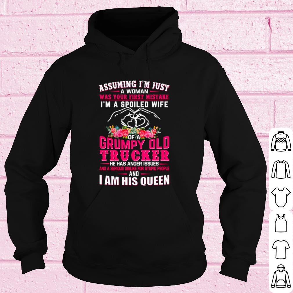 Cool Assuming I'm Just A Woman Was Your First Mistake I'm A Spoiled Wife shirt 10 Cool Assuming I'm Just A Woman Was Your First Mistake I'm A Spoiled Wife shirt