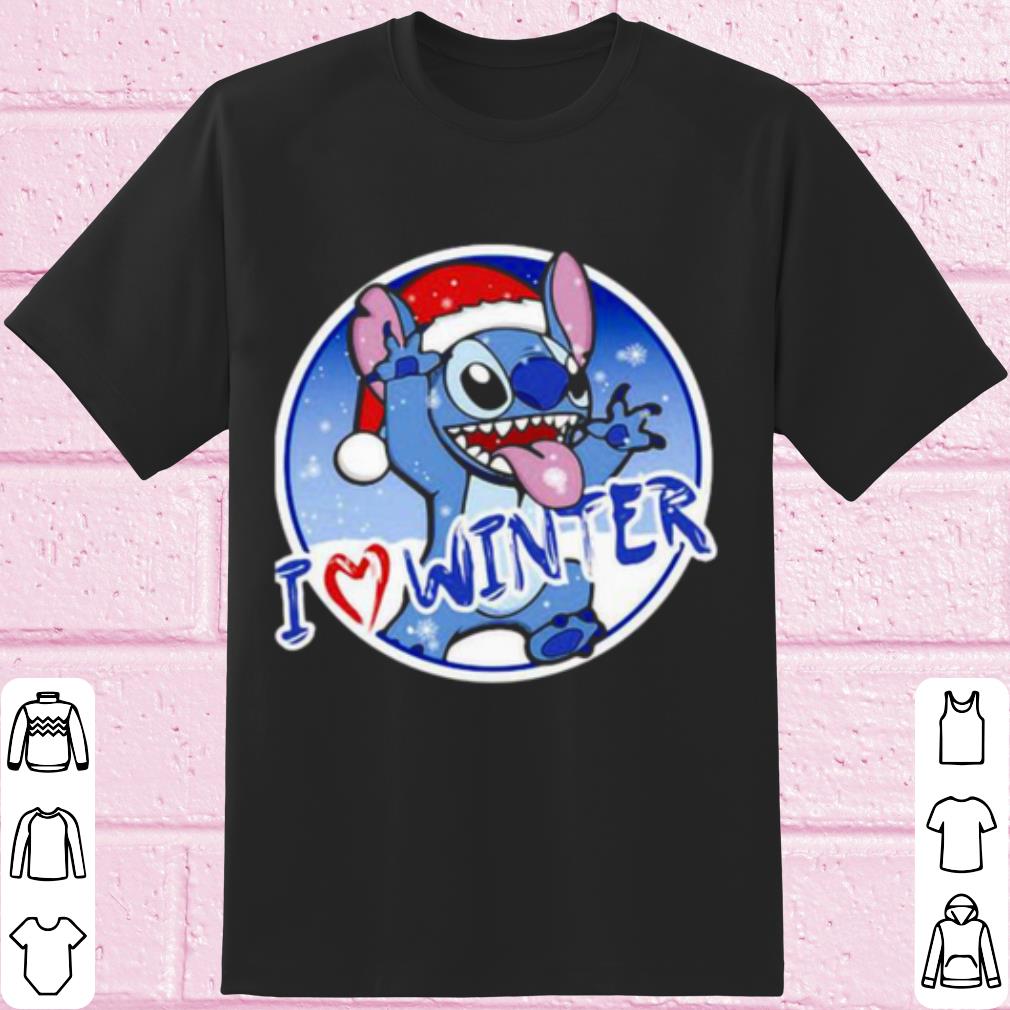 Cool I Love Winner Stitch Wear Santa Hat shirt 6