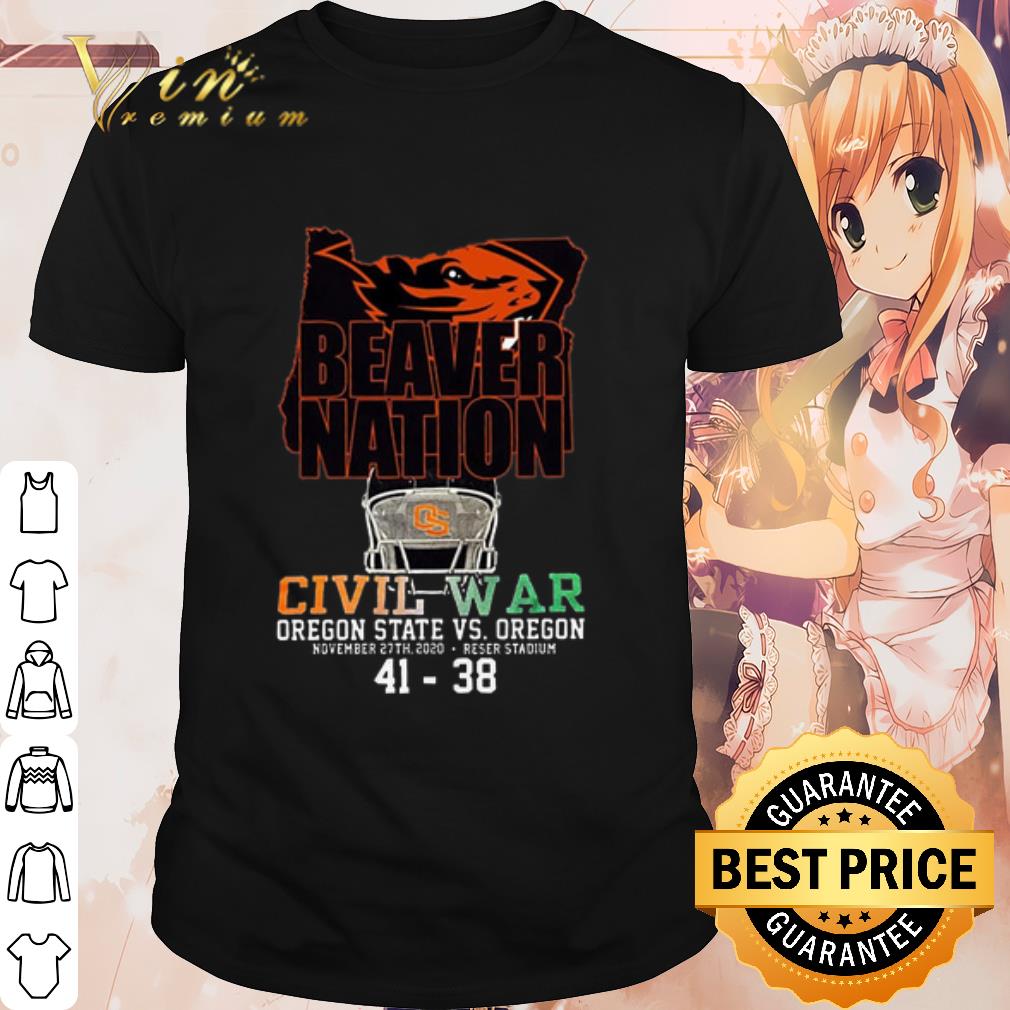 Top Beaver Nation Civil War Oregon State Vs Oregon shirt 7