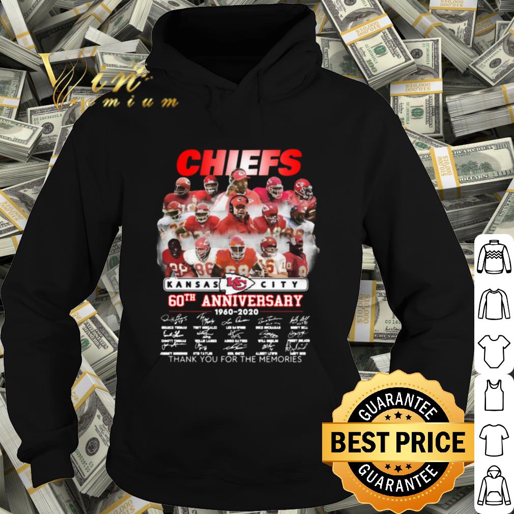 Original Kansas City Chiefs 60th Anniversary Thank The Memories Signatures shirt 10 Original Kansas City Chiefs 60th Anniversary Thank The Memories Signatures shirt