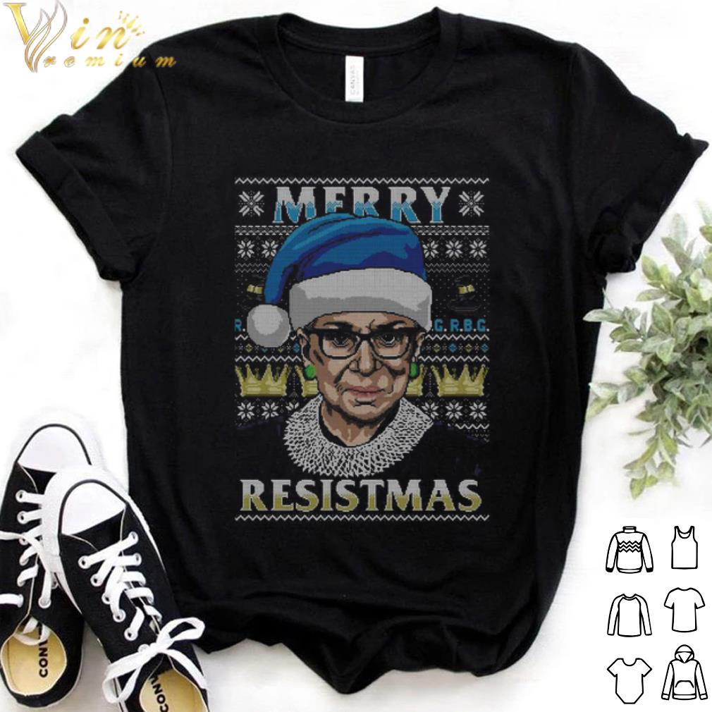 Top RBG Merry Resistmas Ugly Christmas shirt 6