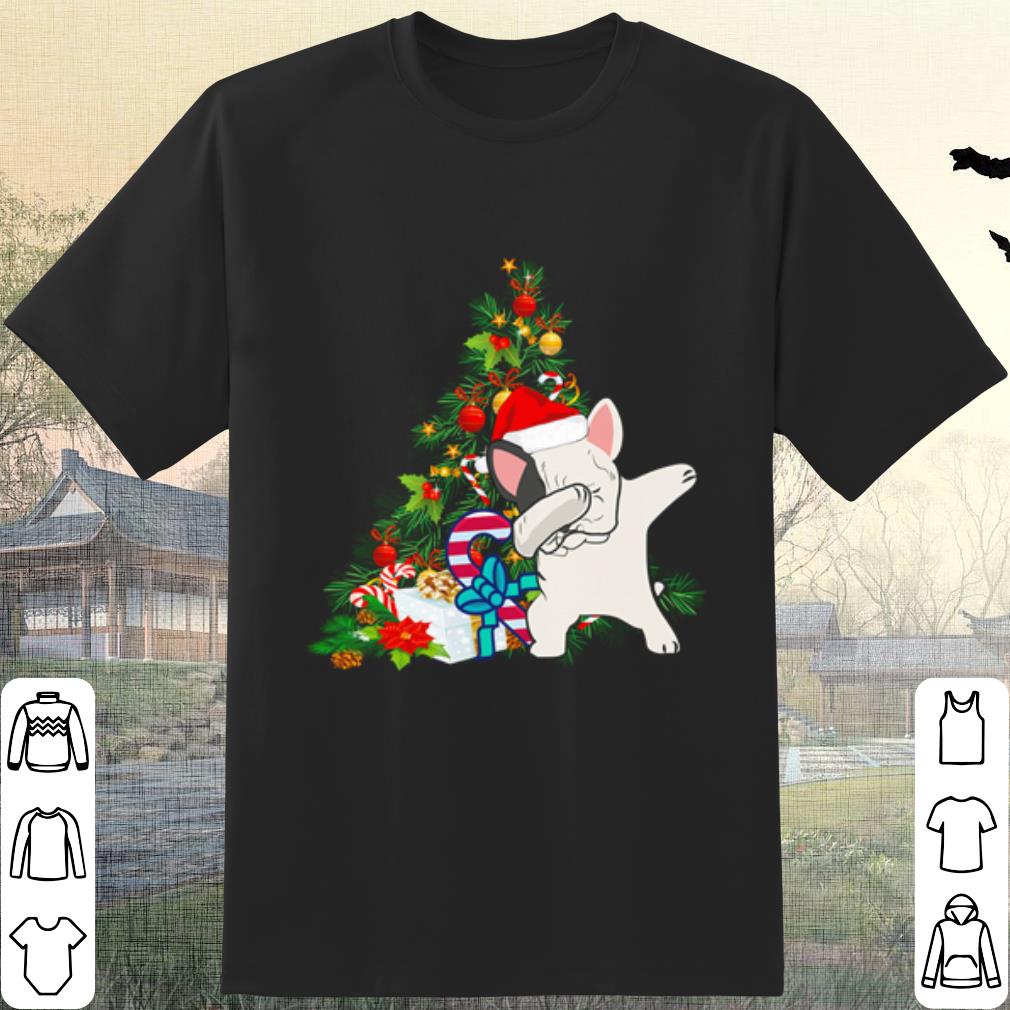 Original French Bulldog Dabbing Christmas Tree shirt 7