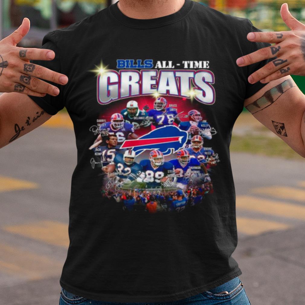 Cool Buffalo Bills All Time Greats Signatures Member shirt 7