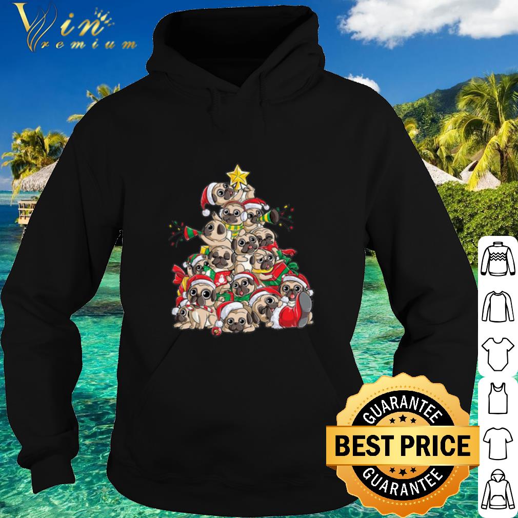 Cool Pug Christmas Tree Cute shirt 10 Cool Pug Christmas Tree Cute shirt