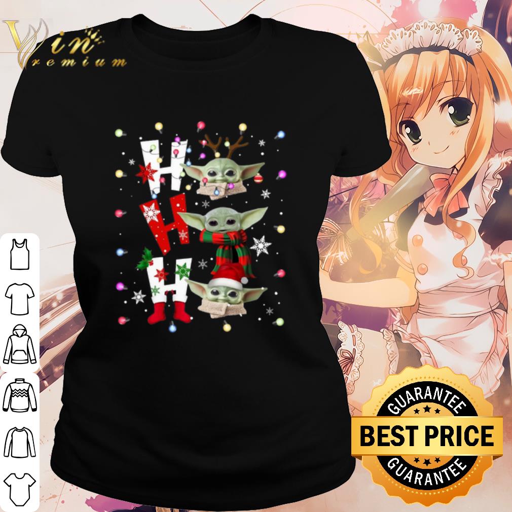 Original Baby Yoda HoHoHo Merry Christmas shirt 2 Original Baby Yoda HoHoHo Merry Christmas shirt 2