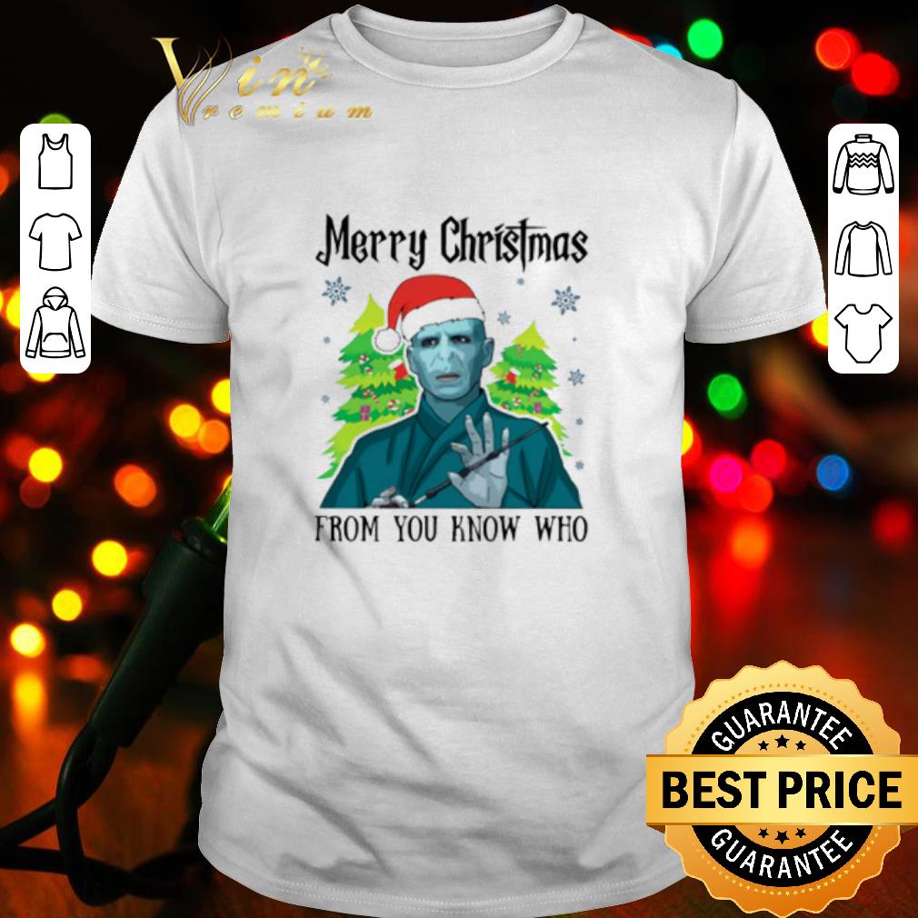 Pretty Voldemort Merry Christmas from you know who shirt 7