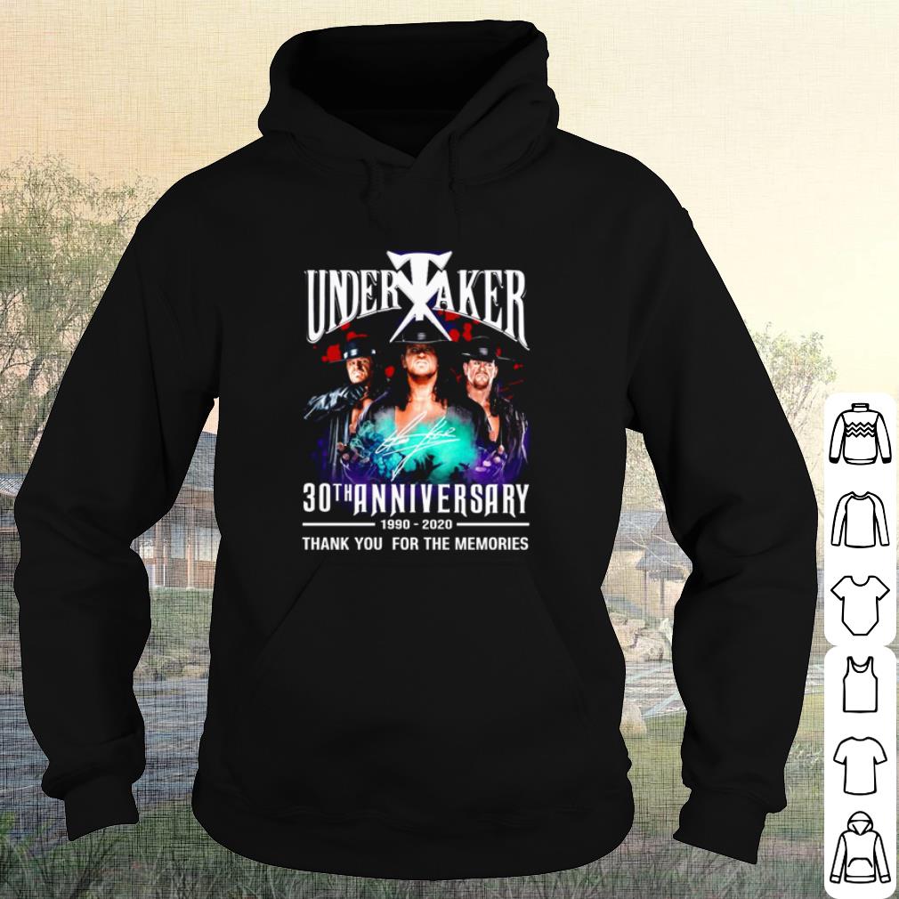 Original Undertaker 30th Anniversary 1990 2020 thank you for the memories shirt 10 Original Undertaker 30th Anniversary 1990 2020 thank you for the memories shirt