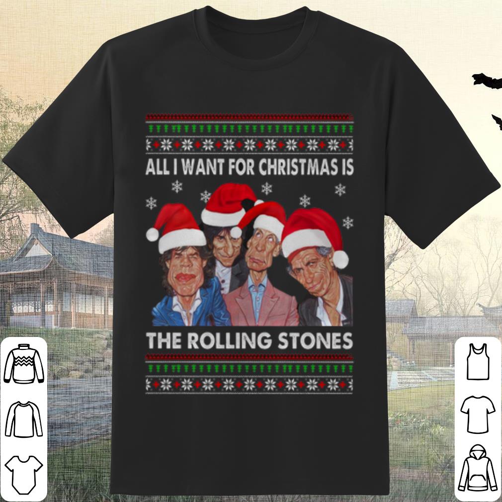Original All I want for Christmas is The Rolling Stones shirt 6