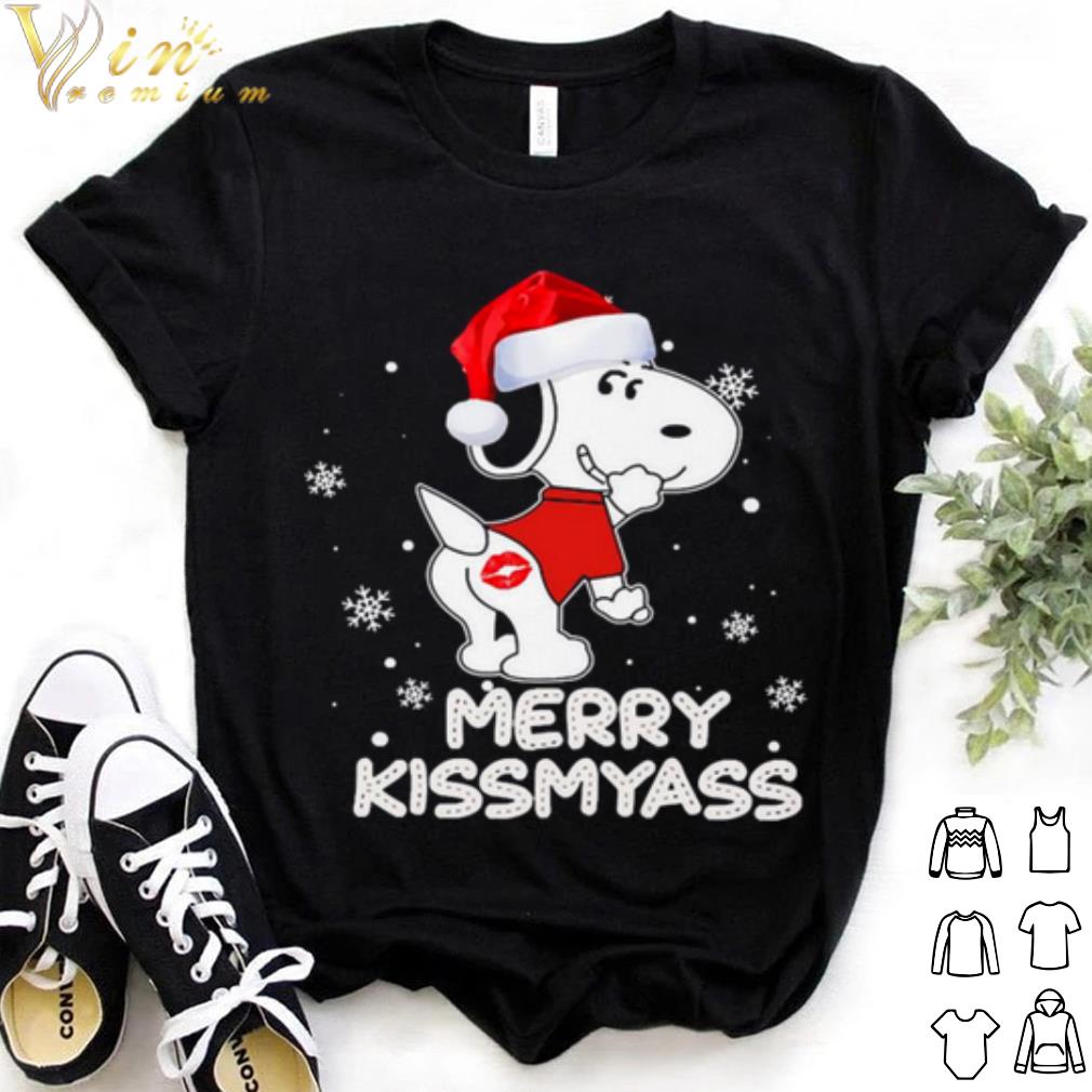 Top Santa Snoopy merry kissmyass Christmas shirt 7