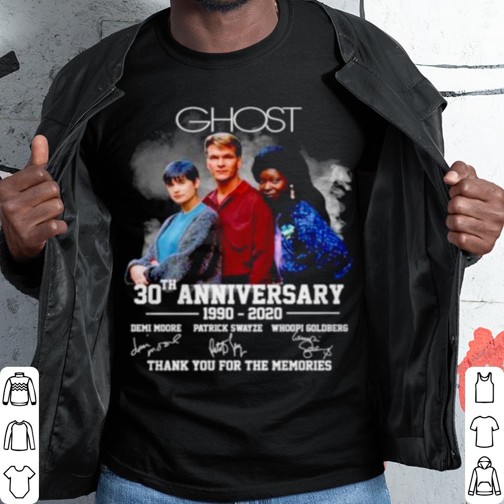 Top Ghost 30th Anniversary 1990 2020 Thank You For The Memories Signature shirt 7