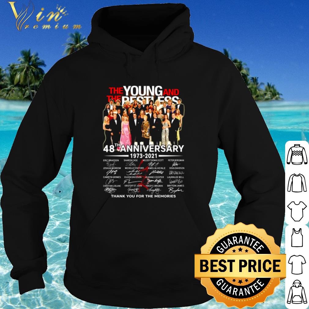 Top The Young And The Besties 48th Anniversary Thank The Memories shirt
