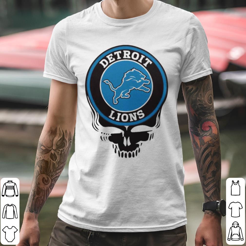 Cool Detroit Lions Nfl Football Skull shirt