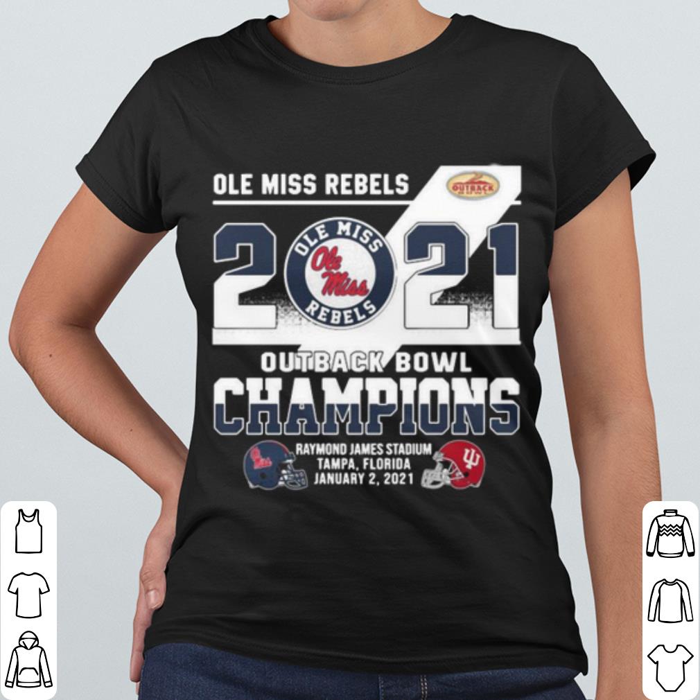 Pretty Ole Miss Rebels Football Outback Bowl Champions Raymond James Stadium shirt
