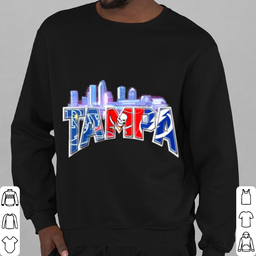 Top Tampa sports team Tampa Bay Rays Tampa Bay Lightning Tampa Bay Buccaneers Los Angeles City shirt