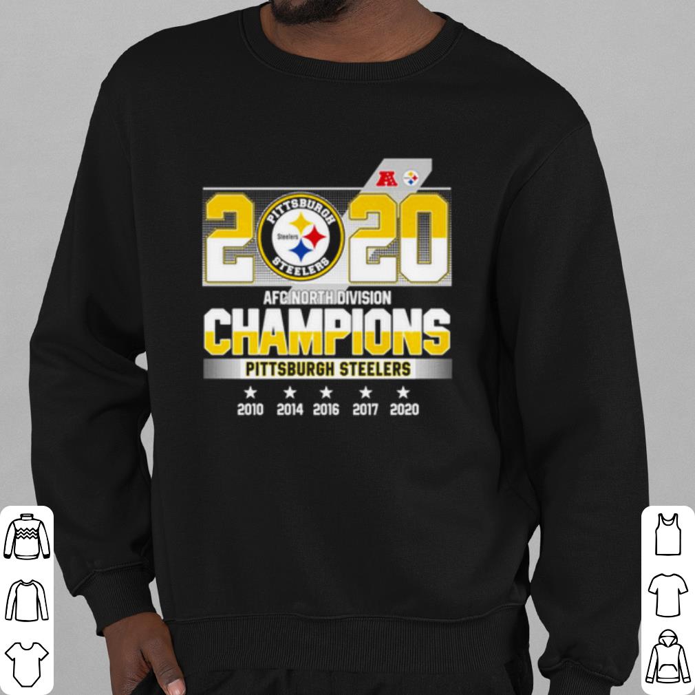 Top Pittsburgh Steelers2020 Afc North Division Champions shirt