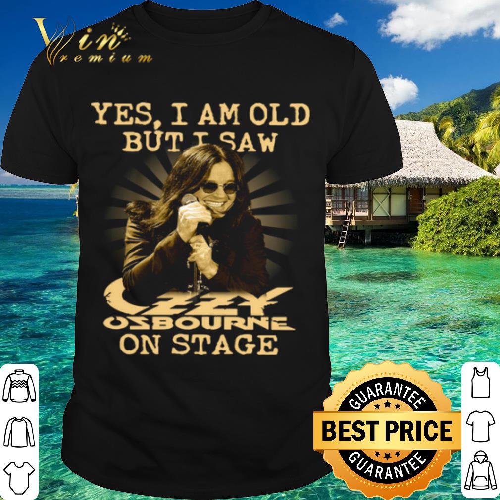 Pretty Yes I Am Old But I Saw Ozzy Osbourne On Stage shirt 6