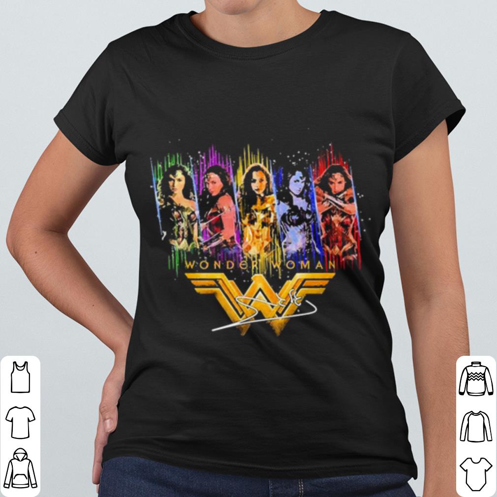 Pretty Wonder Woman Gal Gadot Signature shirt