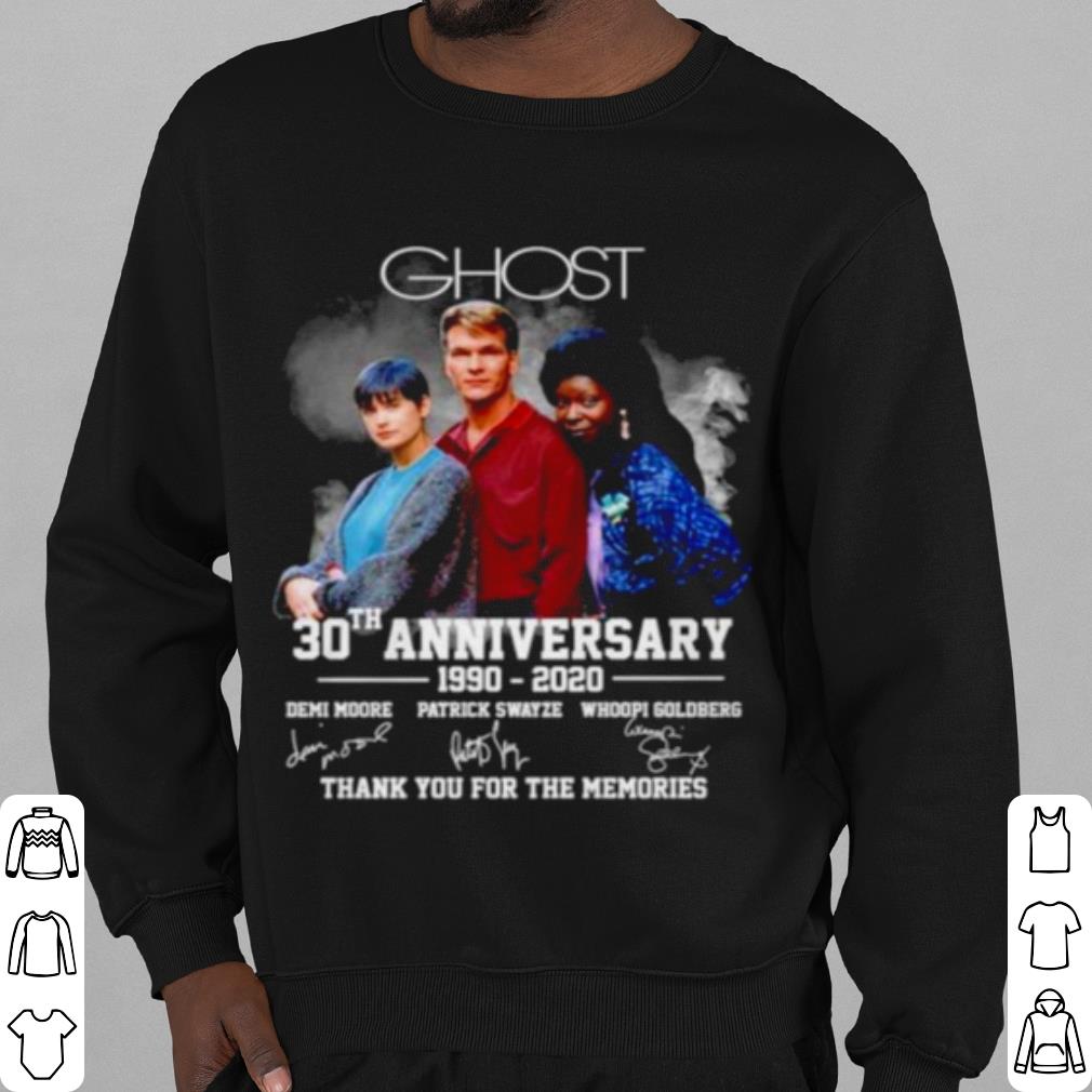 Top Ghost 30th Anniversary 1990 2020 Thank You For The Memories Signature shirt