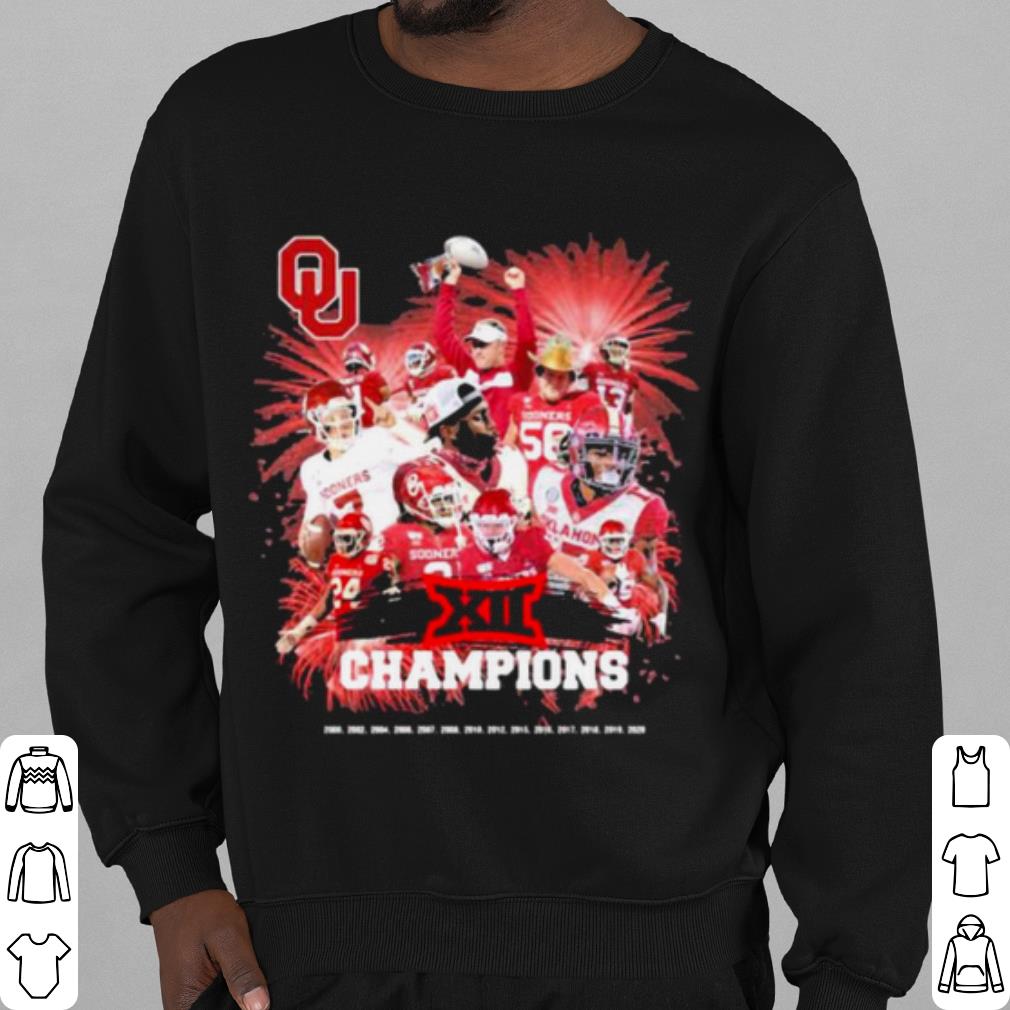 Top XII Champions Boomner Sooner Football Victory shirt