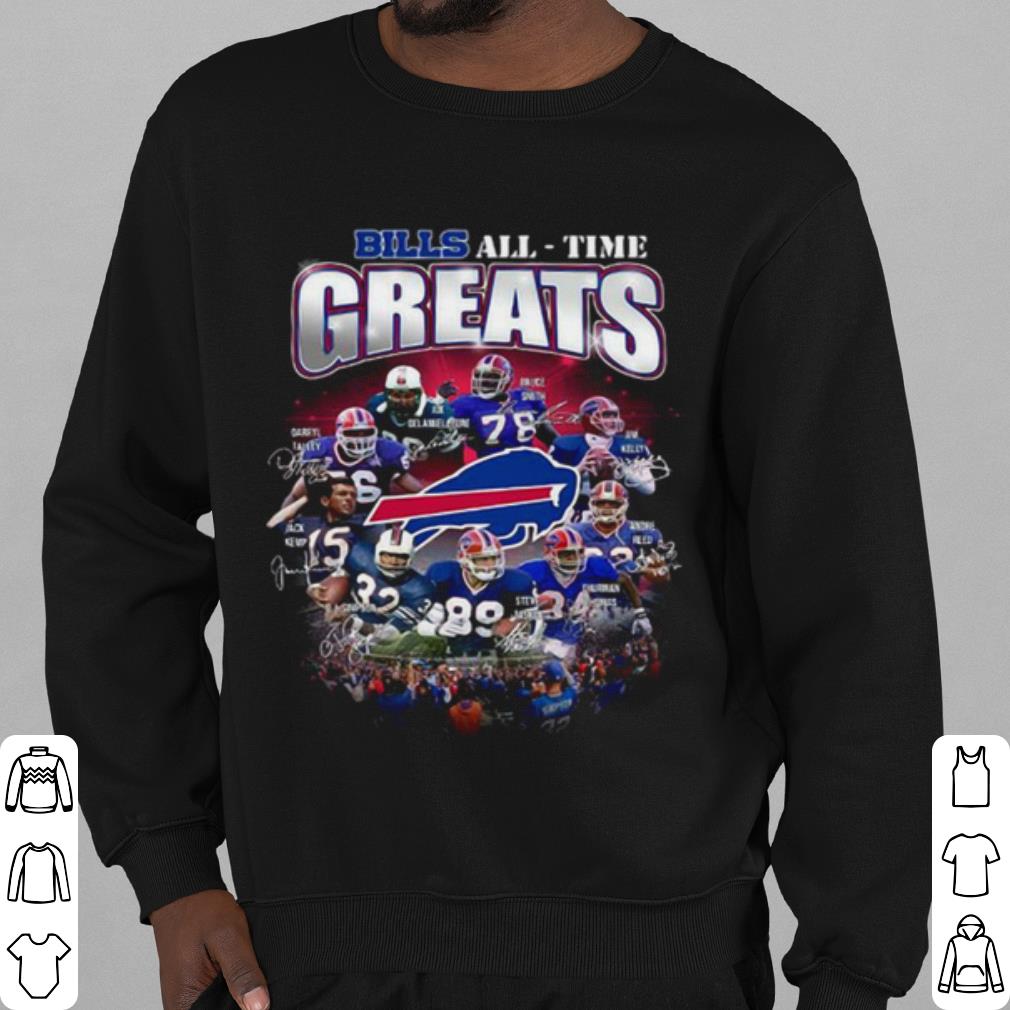 Top Buffalo Bills All Time Greats Member Signatures shirt