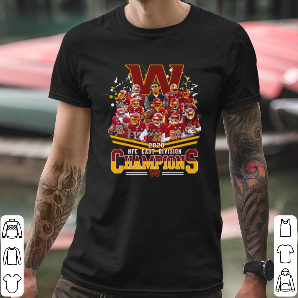 Original Washington football team 2020 NFC East Division Champions shirt