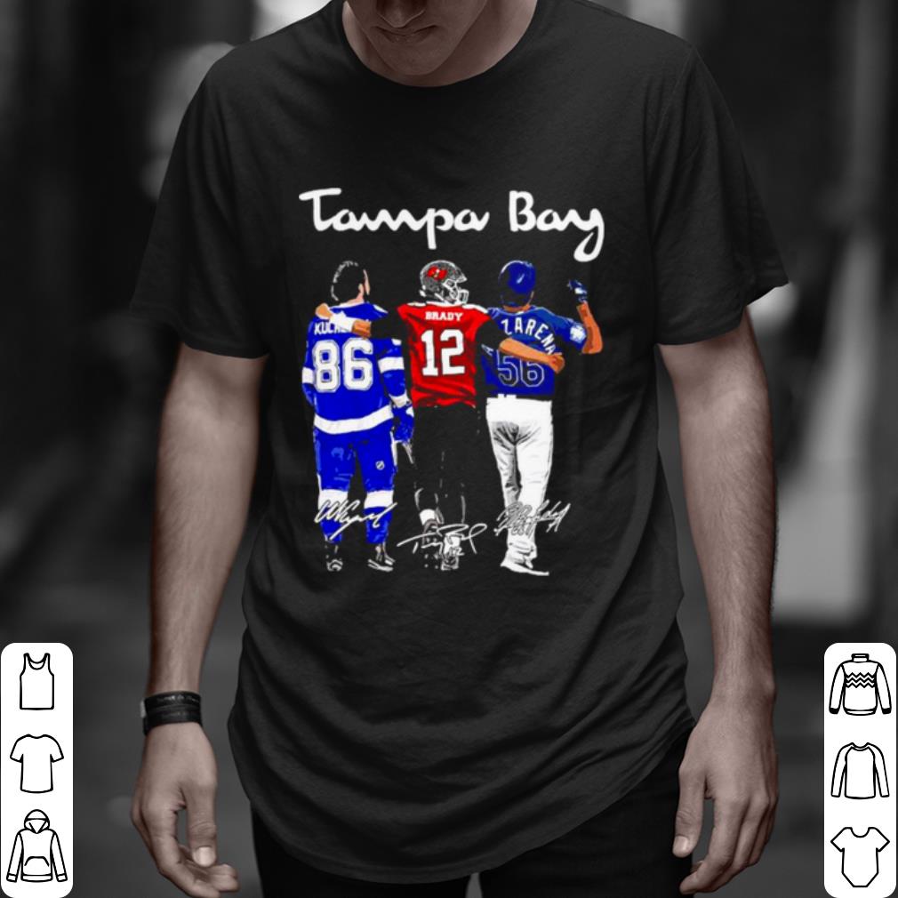 Pretty Tampa Bay Nikita Kucherov Brady And Arozarena Signatures shirt 6