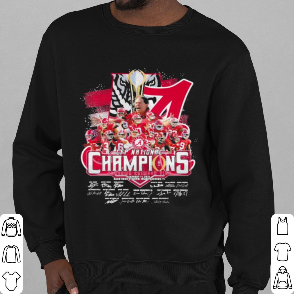 Top Cfp National Champions 2021 Alabama Team Football shirt