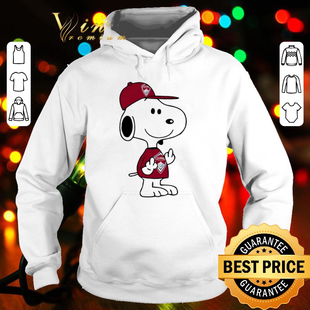 Pretty Snoopy Colorado Rapids MLS Double Middle Fingers Fuck You shirt