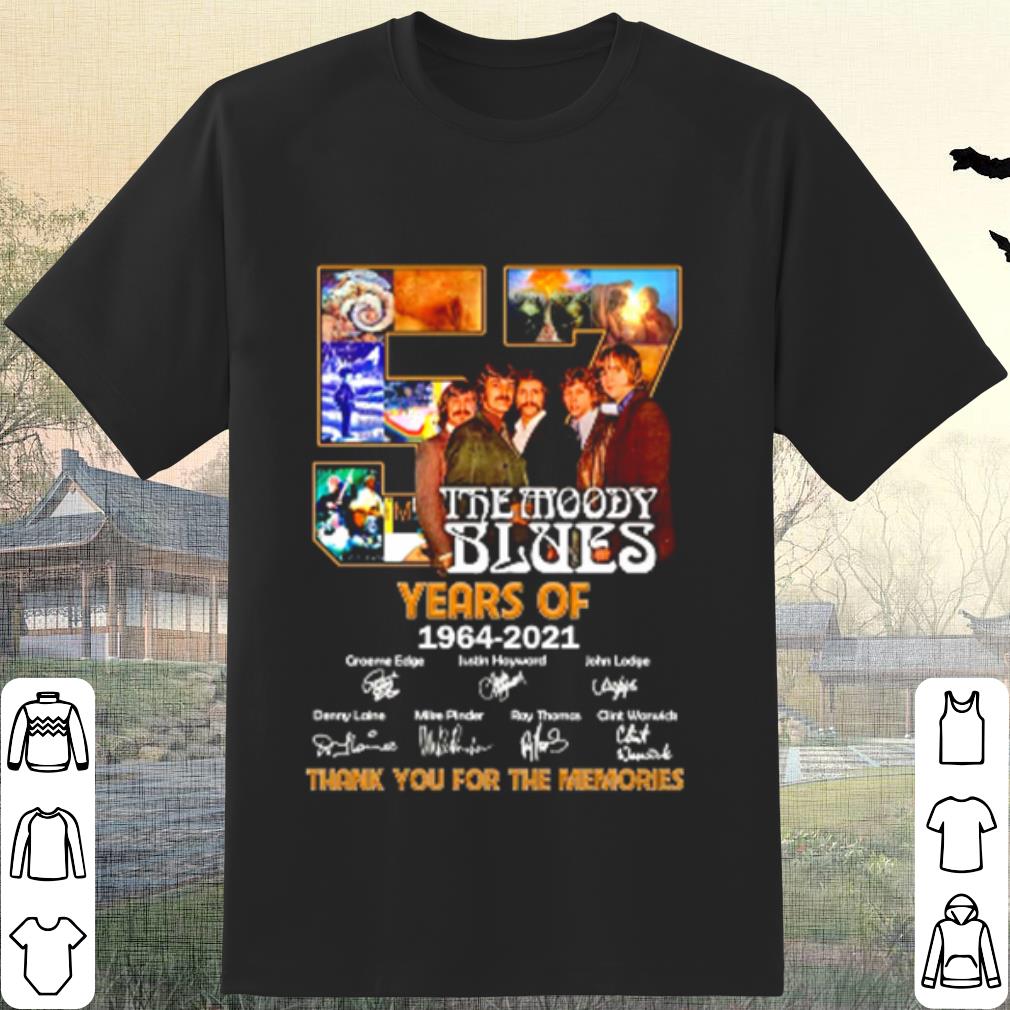 Original 57 Years Of The Moody Blues Thank You For The Memories Signature shirt 6