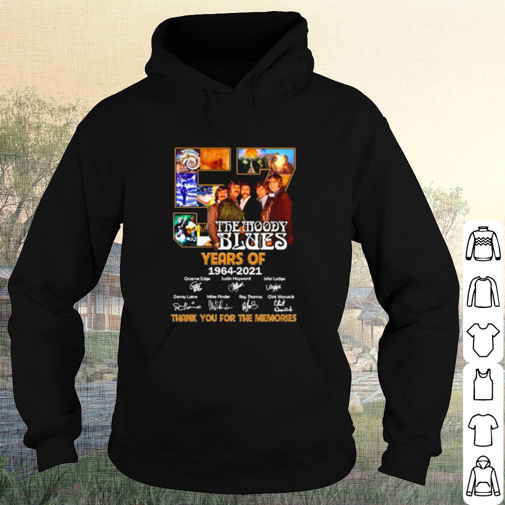 Original 57 Years Of The Moody Blues Thank You For The Memories Signature shirt