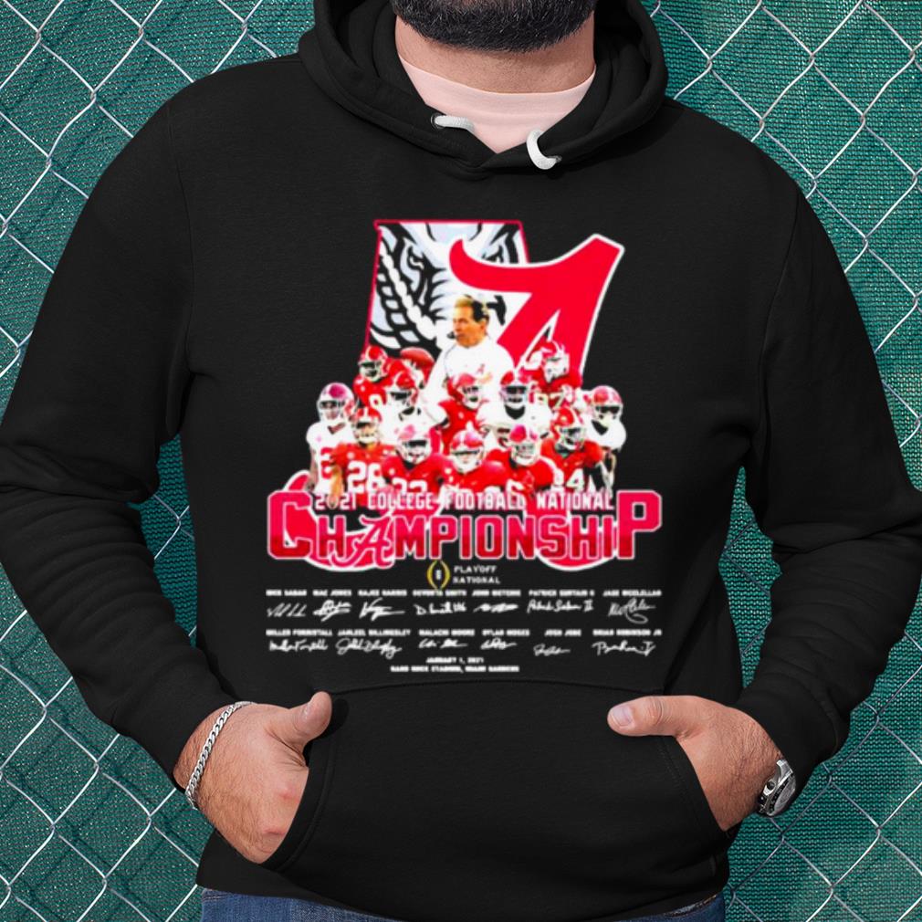 Cool Alabama Cfp National Champions 2021 Signature Team Football shirt