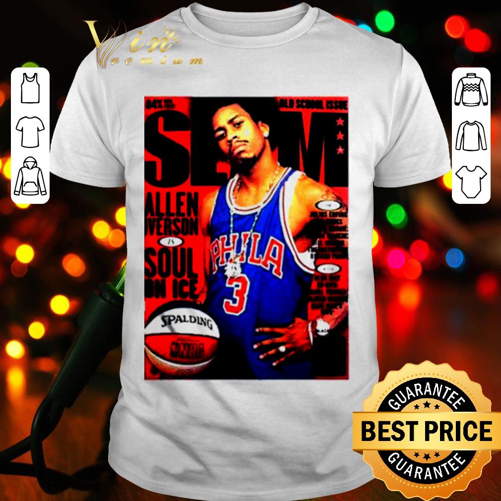 Top Old School Issue Slam Allen Iverson Soul On Ice shirt 6