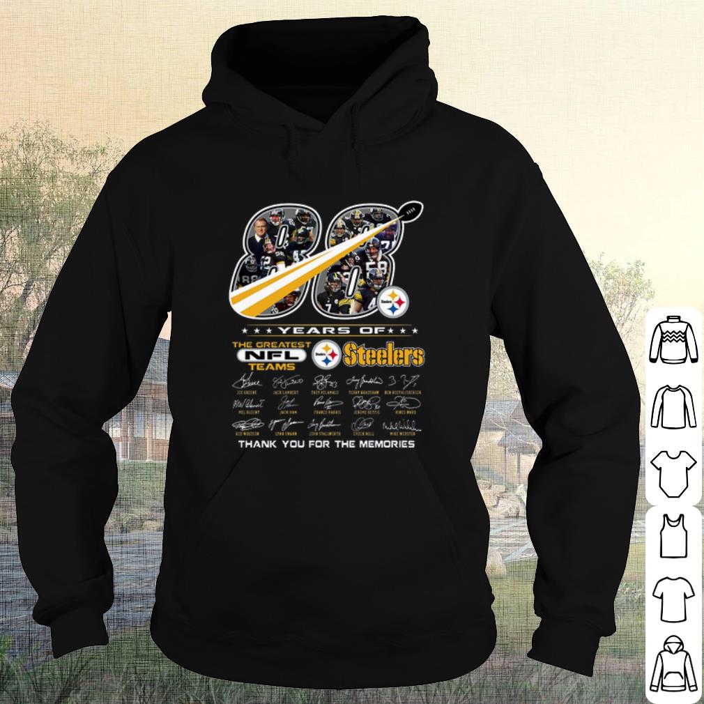 Cool 88 Years Of The Greatest Nfl Teams Pittsburgh Steelers Signature shirt