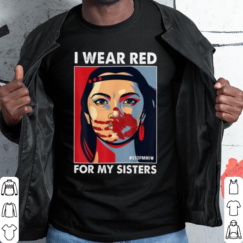 Top Native American I Wear Red For My Sisters shirt 7