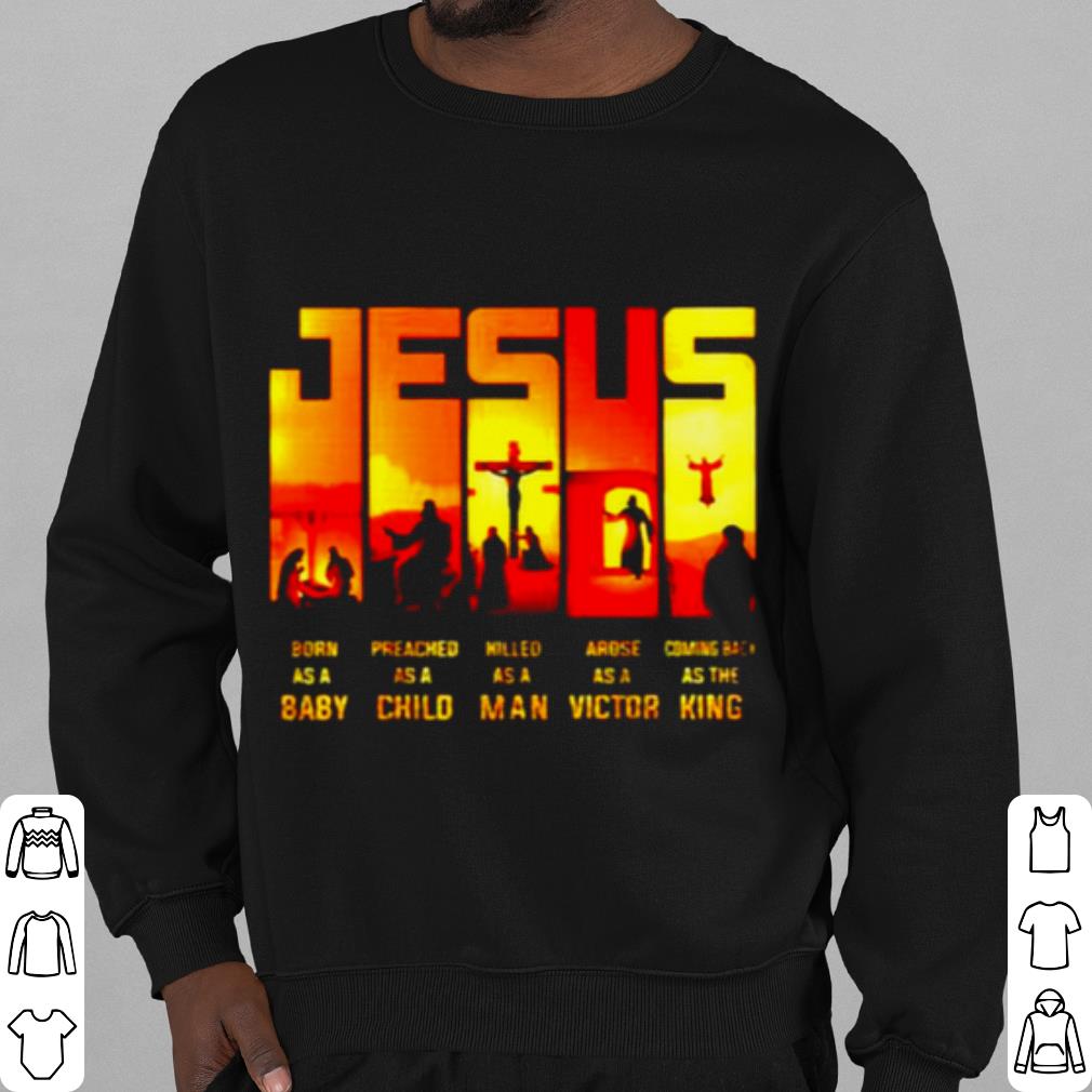 Top Jesus As Baby Child Man Victor King shirt