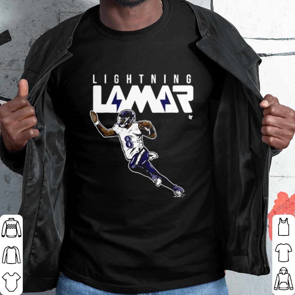 Top Lightning Lamar Baltimore Ravens shirt 7