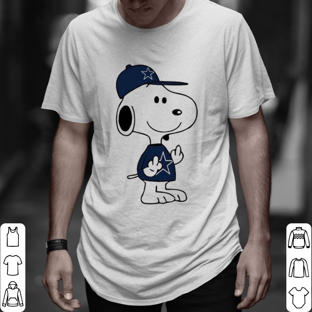Pretty Snoopy Dallas Cowboys NFL Double Middle Fingers Fck You shirt 6