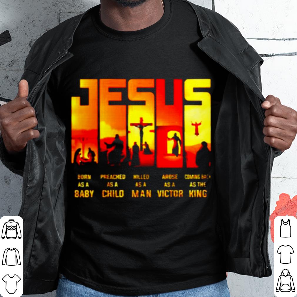 Top Jesus As Baby Child Man Victor King shirt 7