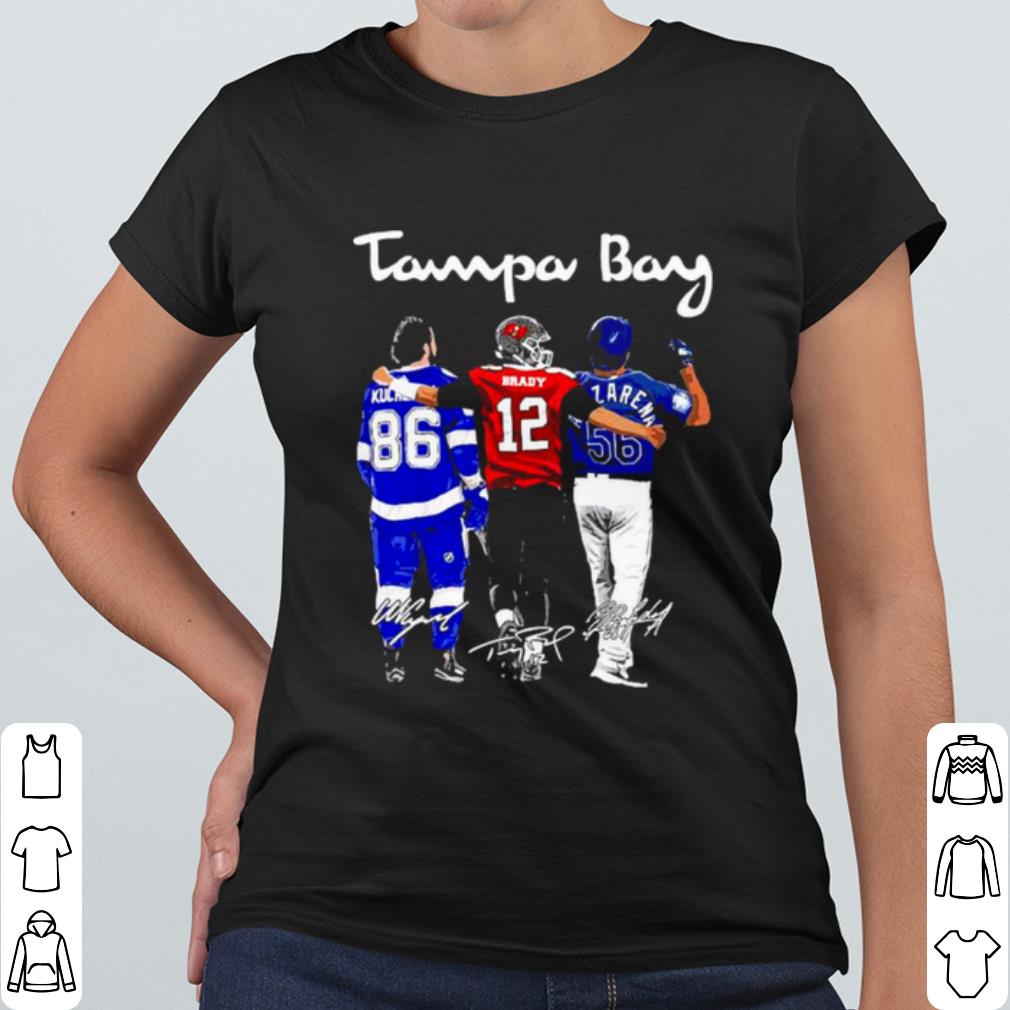 Pretty Tampa Bay Nikita Kucherov Brady And Arozarena Signatures shirt