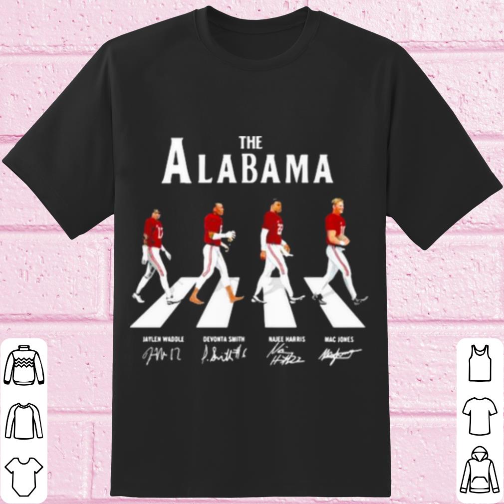 Pretty The Alabama Football Team Signature Abbey Road Signature shirt 6