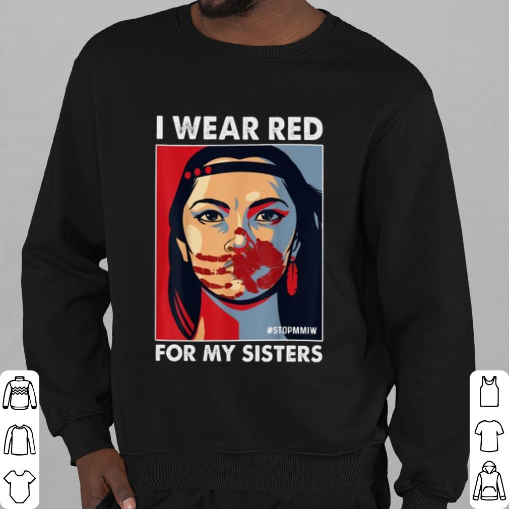 Top Native American I Wear Red For My Sisters shirt